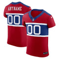 New York Giants Nike Red Alternate Vapor F.U.S.E. Elite Custom Jersey product image 1, provided for visual reference and