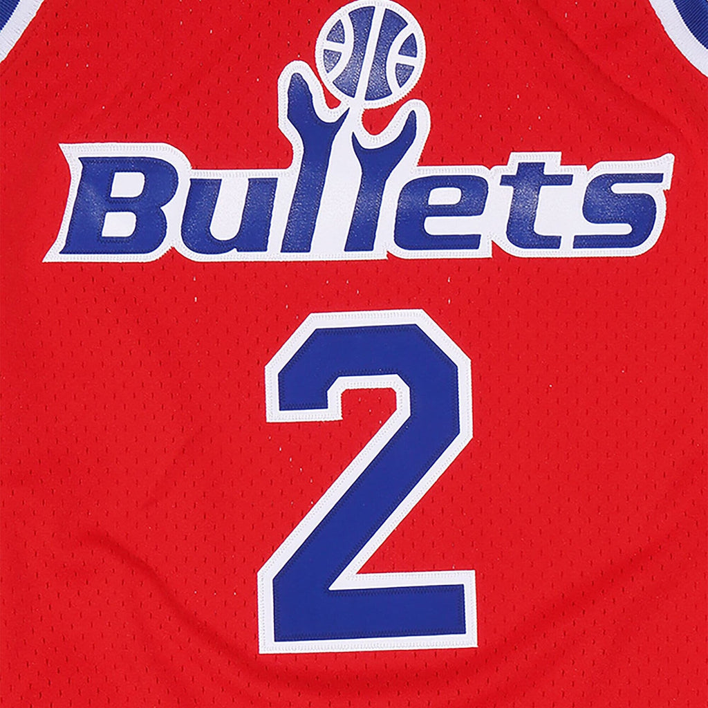 Washington Bullets Chris Webber 1994 Hardwood Classics Road Swingman Jersey By Mitchell & Ness - Scarlett product image 4,