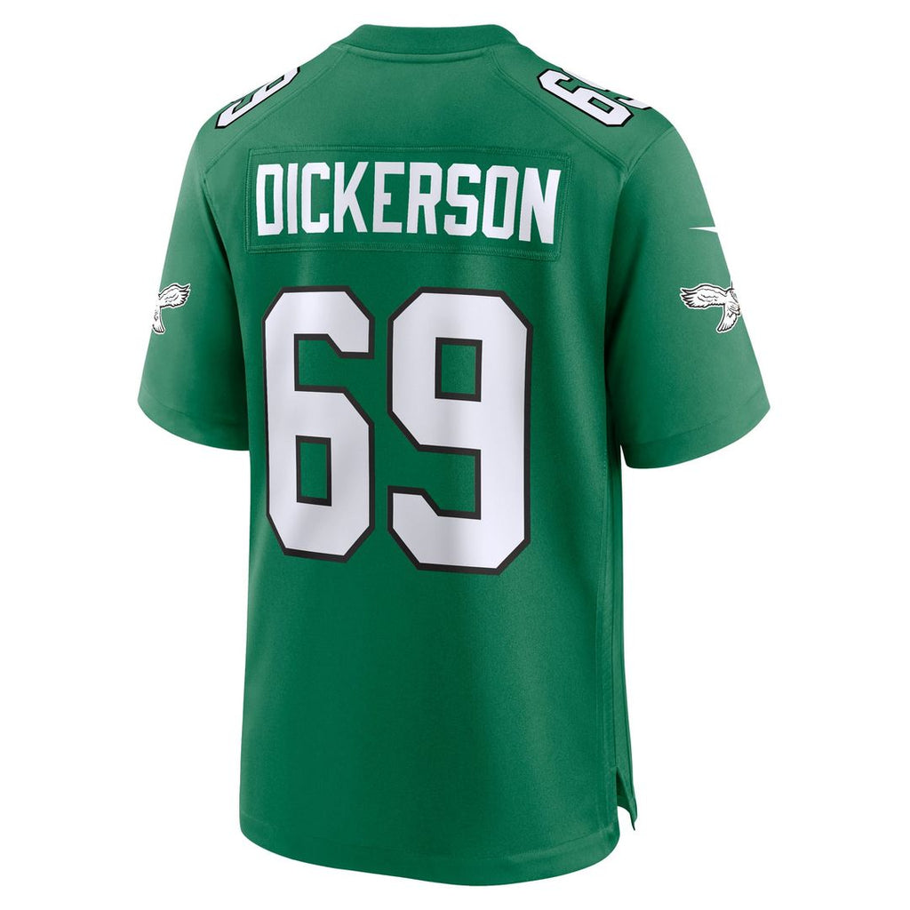 Philadelphia Eagles Landon Dickerson Nike Kelly Green Alternate Game Jersey product image 3, provided for visual reference