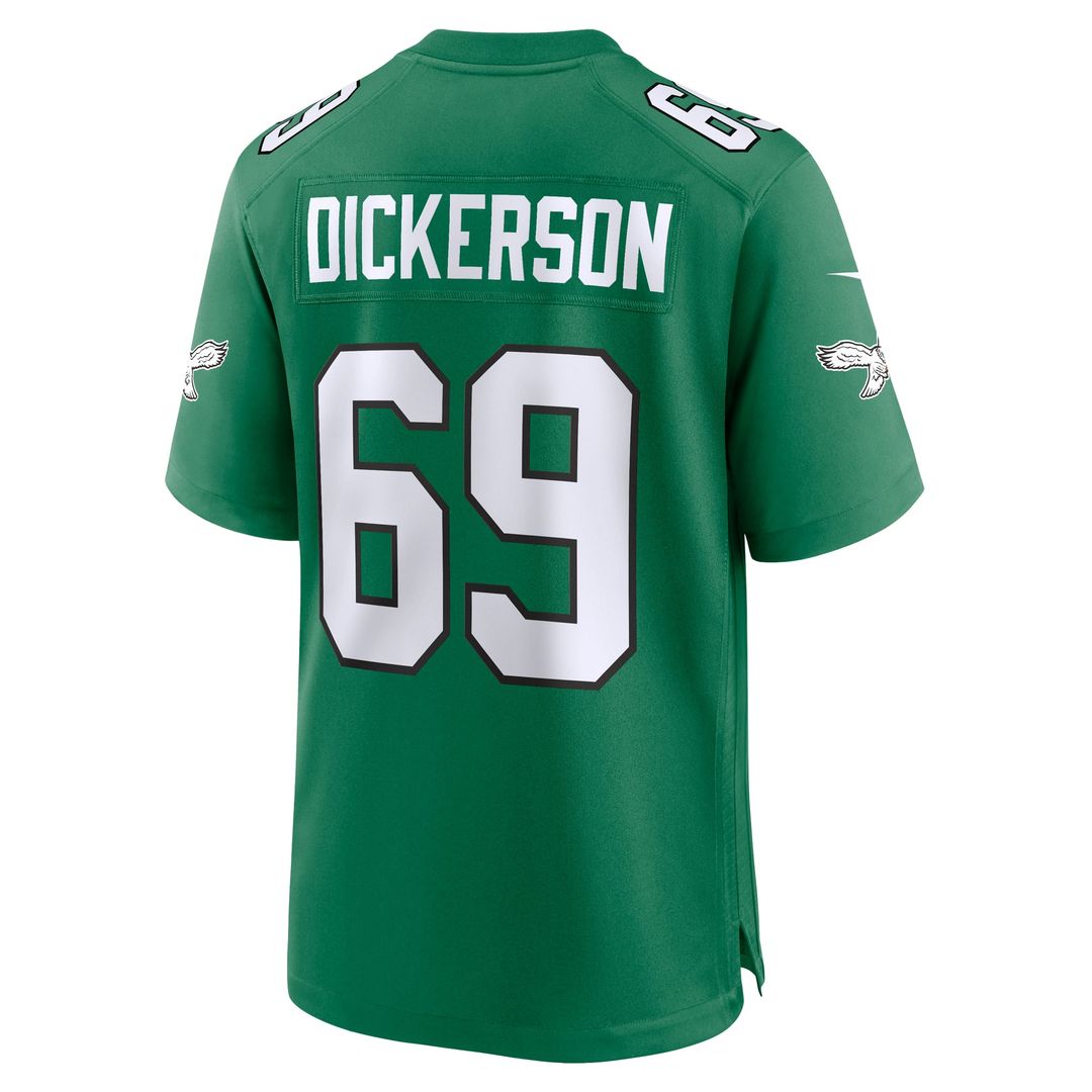 Philadelphia Eagles Landon Dickerson Nike Kelly Green Alternate Game Jersey product image 3, provided for visual reference