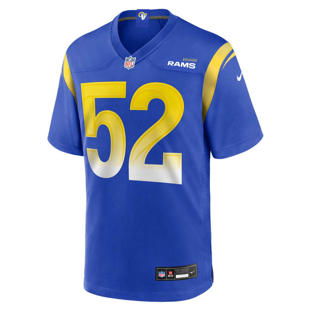 Los Angeles Rams Larrell Murchison Nike Royal Team Game Jersey product image 2, provided for visual reference and product