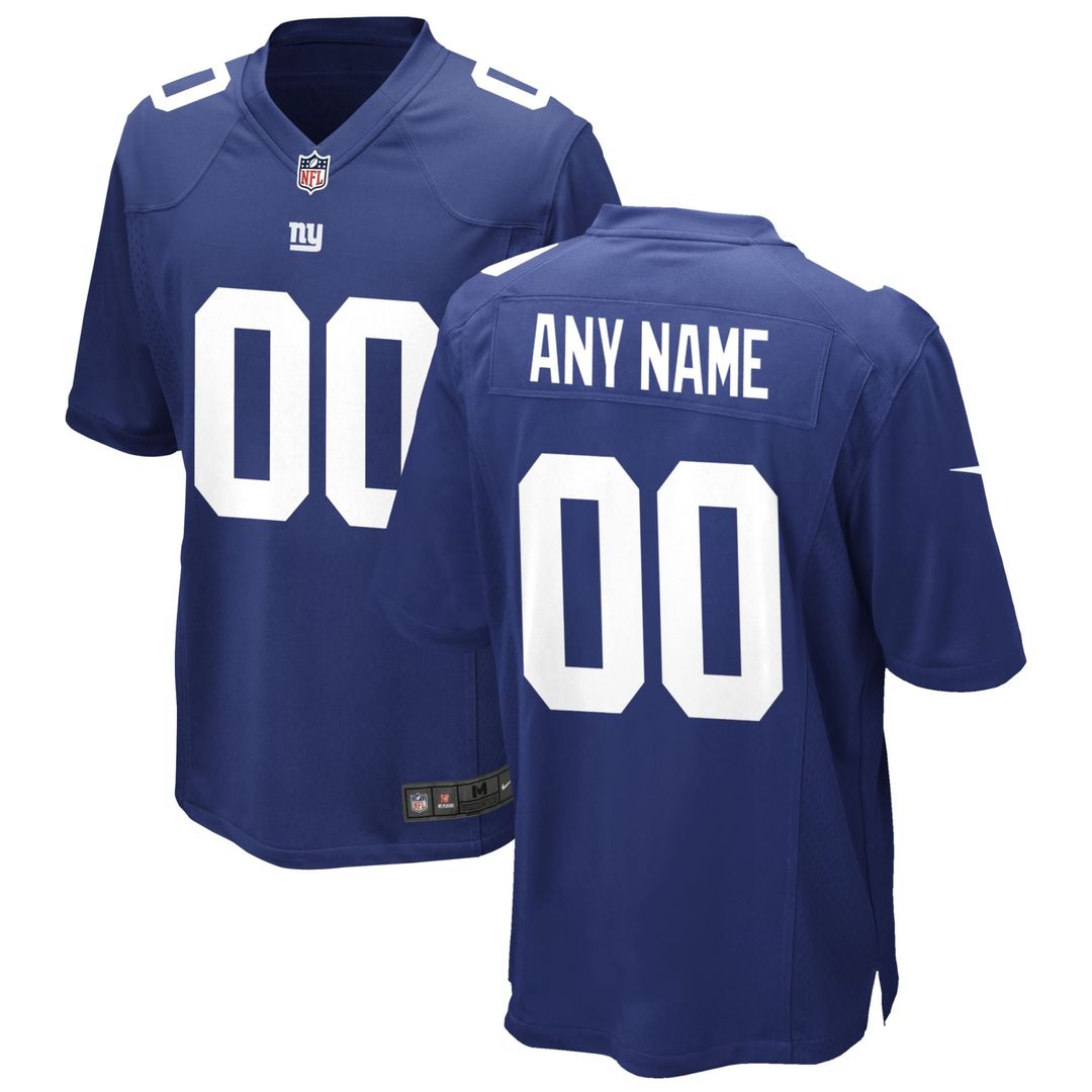 New York Giants Nike Royal Custom Game Jersey product image 7, provided for visual reference and product detail review