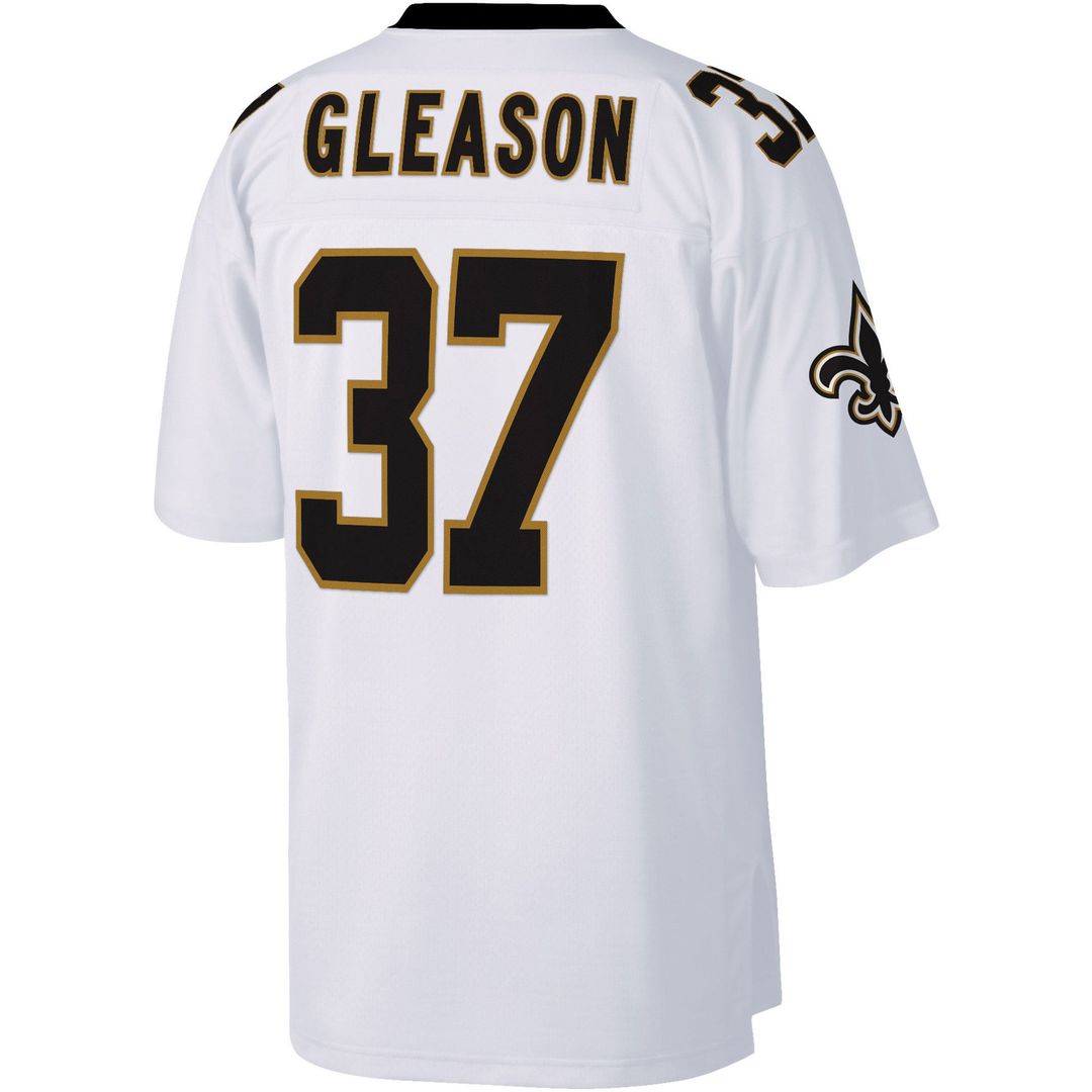New Orleans Saints Steve Gleason Mitchell & Ness White Big & Tall 2006 Retired Player Replica Jersey product image 3,