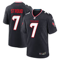 Houston Texans C.J. Stroud Nike Navy Game Jersey product image 1, provided for visual reference and product detail review