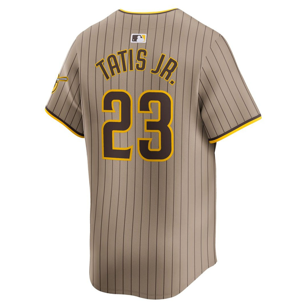 San Diego Padres Fernando Tatis Jr. Nike Tan Alternate Limited Player Jersey product image 3, provided for visual reference