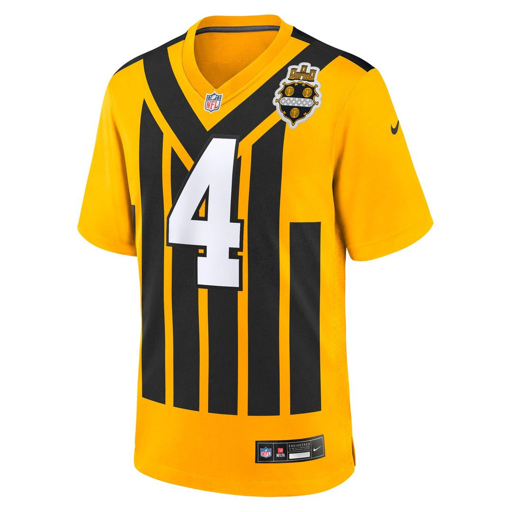 Pittsburgh Steelers DK Metcalf Nike Black Game Player Jersey product image 18, provided for visual reference and product