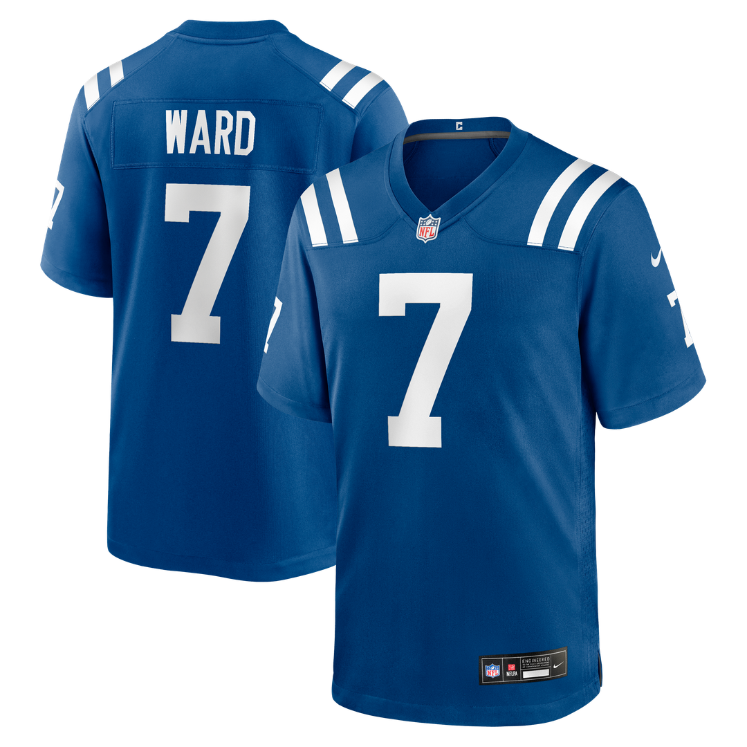 Indianapolis Colts Charvarius Ward Nike Royal Team Game Jersey product image 1, provided for visual reference and product