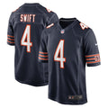 Chicago Bears D'Andre Swift Nike Navy Game Jersey product image 1, provided for visual reference and product detail review