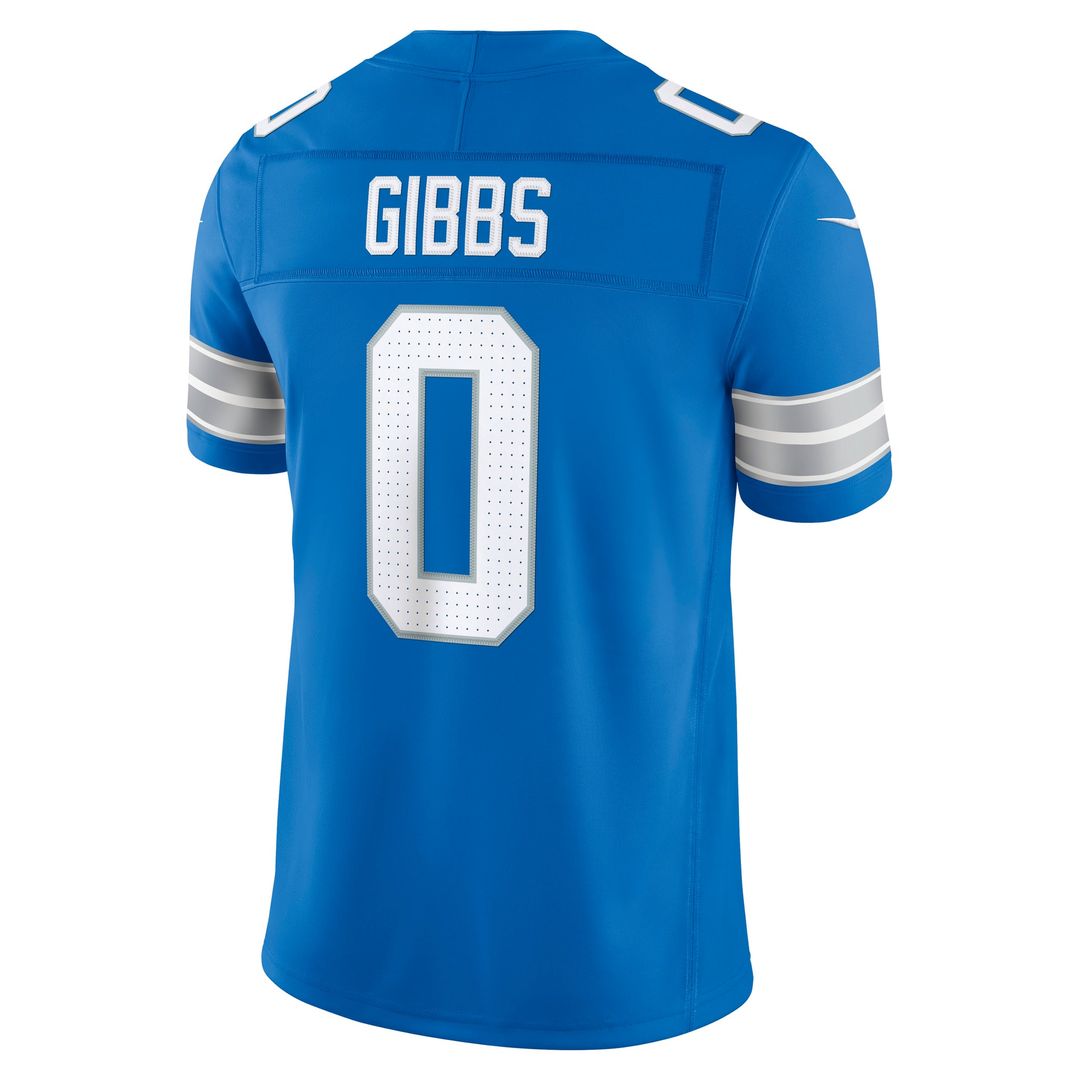 Detroit Lions Jahmyr Gibbs Nike Black Alternate Vapor F.U.S.E. Stitched Limited Jersey product image 12, provided for visual