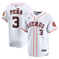 Houston Astros Jeremy Peña Nike White Home Limited Player Jersey product image 1, provided for visual reference and product