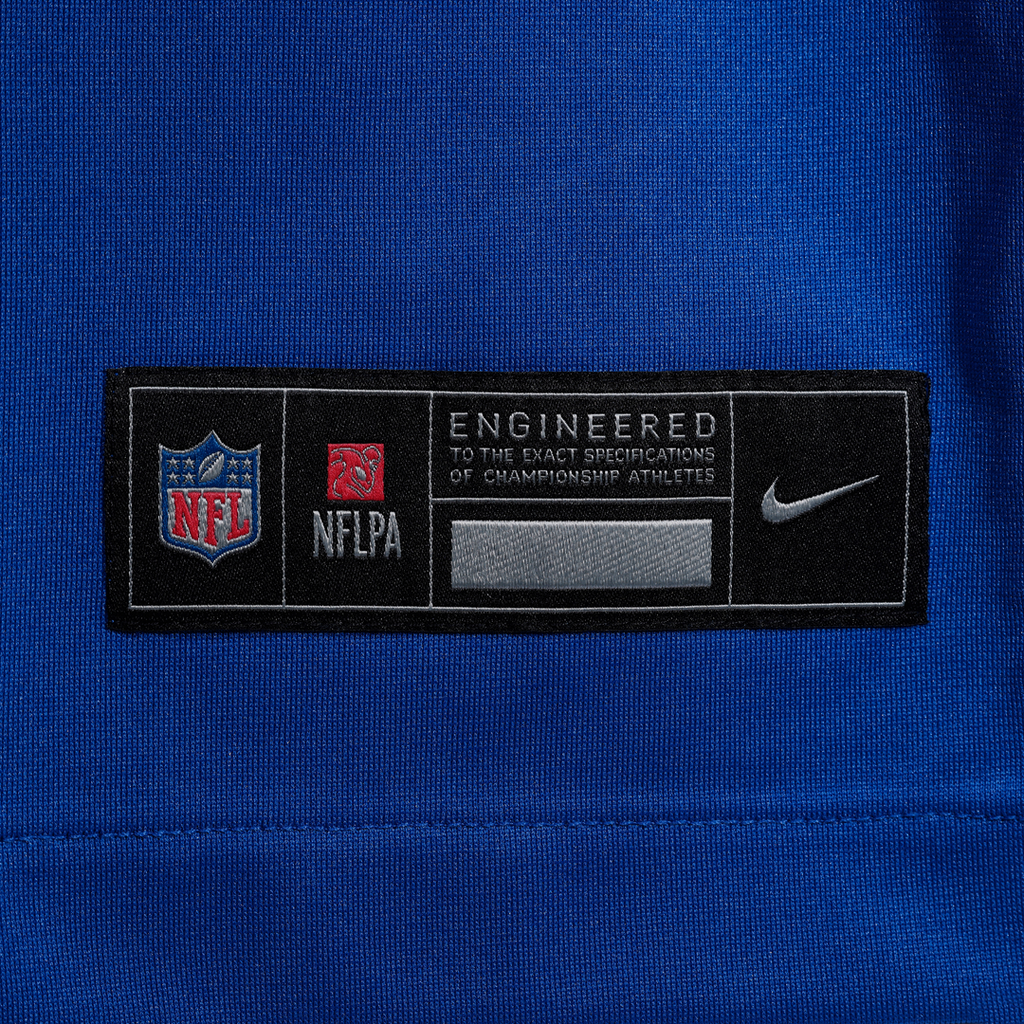 New York Giants Abdul Carter Nike Royal Alternate 2 Game Jersey product image 6, provided for visual reference and product