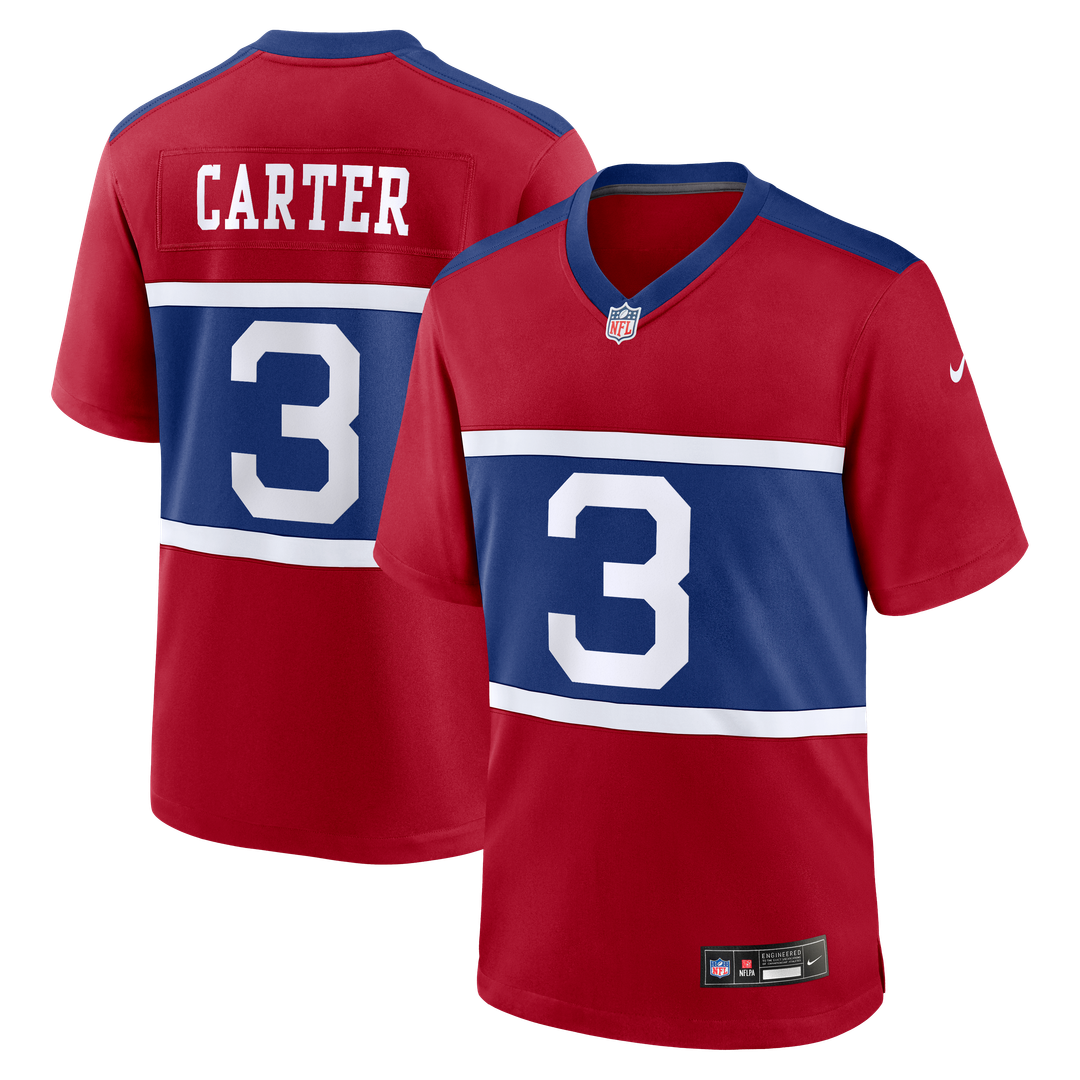 New York Giants Abdul Carter Nike White Game Jersey product image 7, provided for visual reference and product detail review