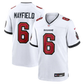 Tampa Bay Buccaneers Baker Mayfield Nike White Away Game Jersey product image 1, provided for visual reference and product