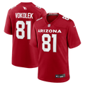 Arizona Cardinals Travis Vokolek Nike Cardinal Team Game Jersey product image 1, provided for visual reference and product