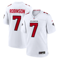 Atlanta Falcons Bijan Robinson Nike White Game Jersey product image 1, provided for visual reference and product detail