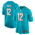 Miami Dolphins Bob Griese Nike Aqua Game Retired Player Jersey product image 1, provided for visual reference and product