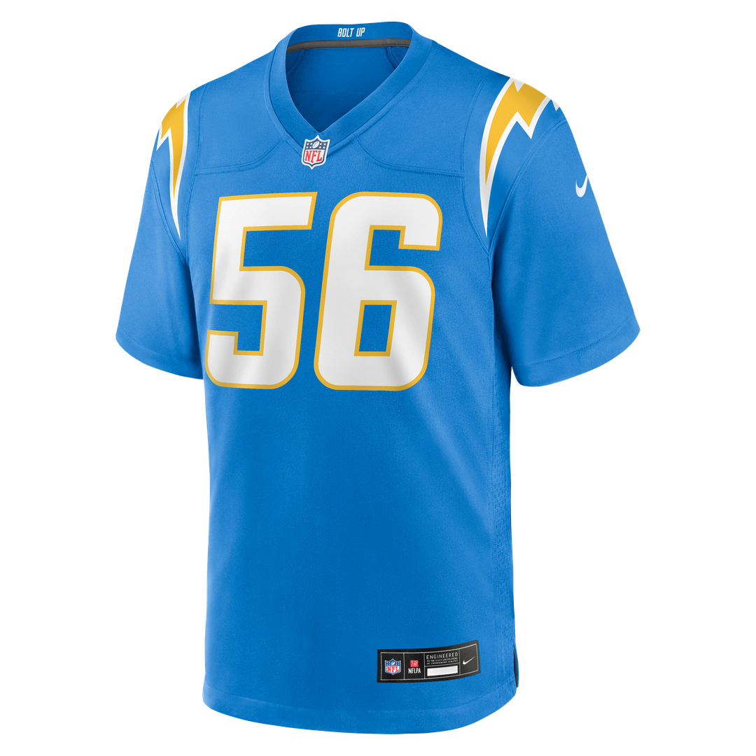 Los Angeles Chargers Shawne Merriman Nike Powder Blue Game Retired Player Jersey product image 2, provided for visual