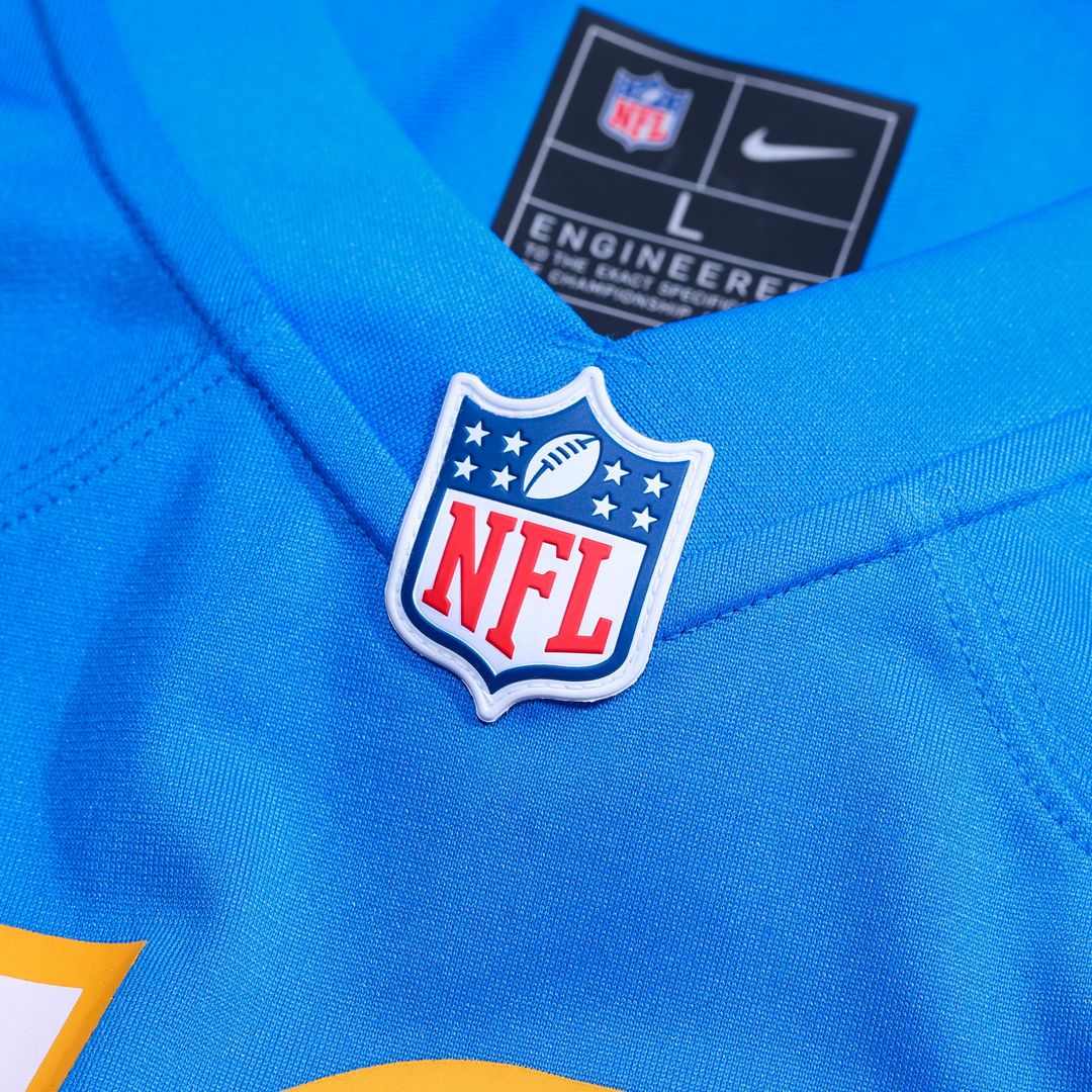 Los Angeles Chargers Bobby Hart Nike Powder Blue Team Game Jersey product image 6, provided for visual reference and product