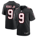 Atlanta Falcons Michael Penix Jr. Nike Black Alternate Game Jersey product image 1, provided for visual reference and