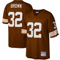 Cleveland Browns Jim Brown Mitchell & Ness Brown Big & Tall 1963 Retired Player Replica Jersey product image 1, provided for