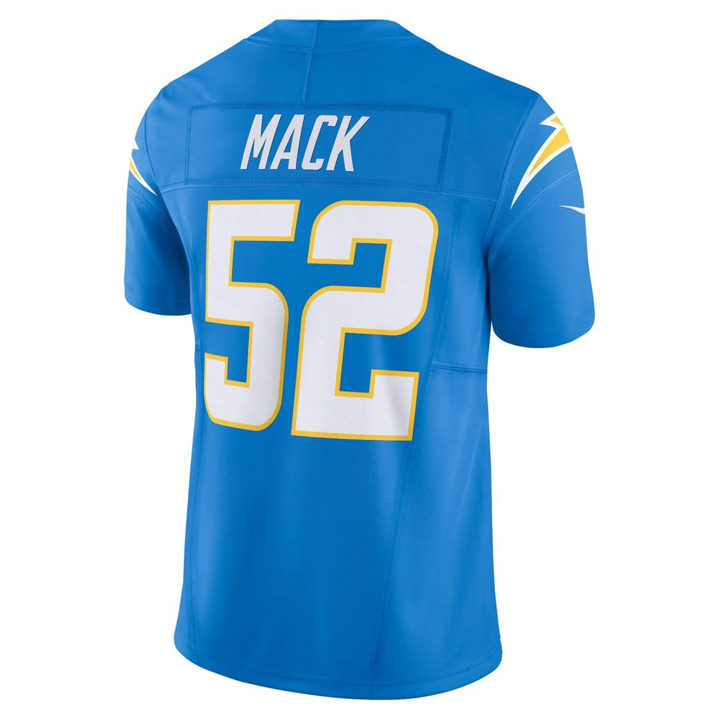 Los Angeles Chargers Khalil Mack Nike Powder Blue Vapor F.U.S.E. Limited Jersey product image 3, provided for visual