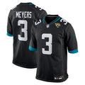 Jacksonville Jaguars Jakobi Meyers Nike Black Alternate Game Jersey product image 1, provided for visual reference and