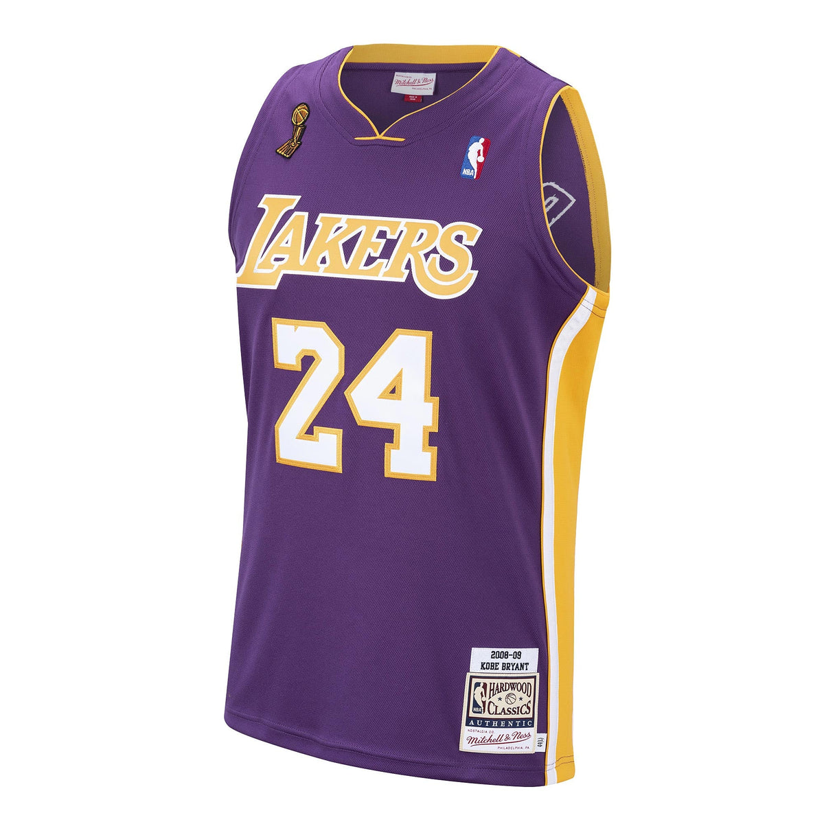 Los Angeles Lakers Kobe Bryant 2008 Road Authentic Jersey By Mitchell & Ness - Purple product image 2, provided for visual