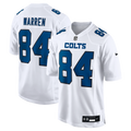 Indianapolis Colts Tyler Warren Nike Tundra White Fashion Game Jersey product image 1, provided for visual reference and
