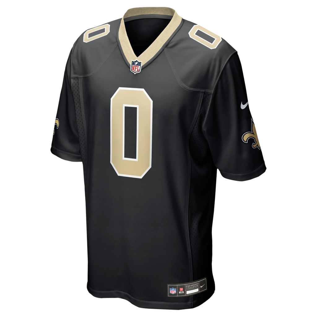 New Orleans Saints Jordyn Tyson Nike Gold Alternate Game Jersey product image 10, provided for visual reference and product