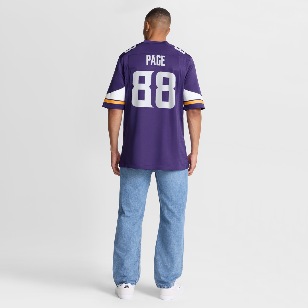 Minnesota Vikings Alan Page Nike Purple Game Retired Player Jersey product image 8, provided for visual reference and