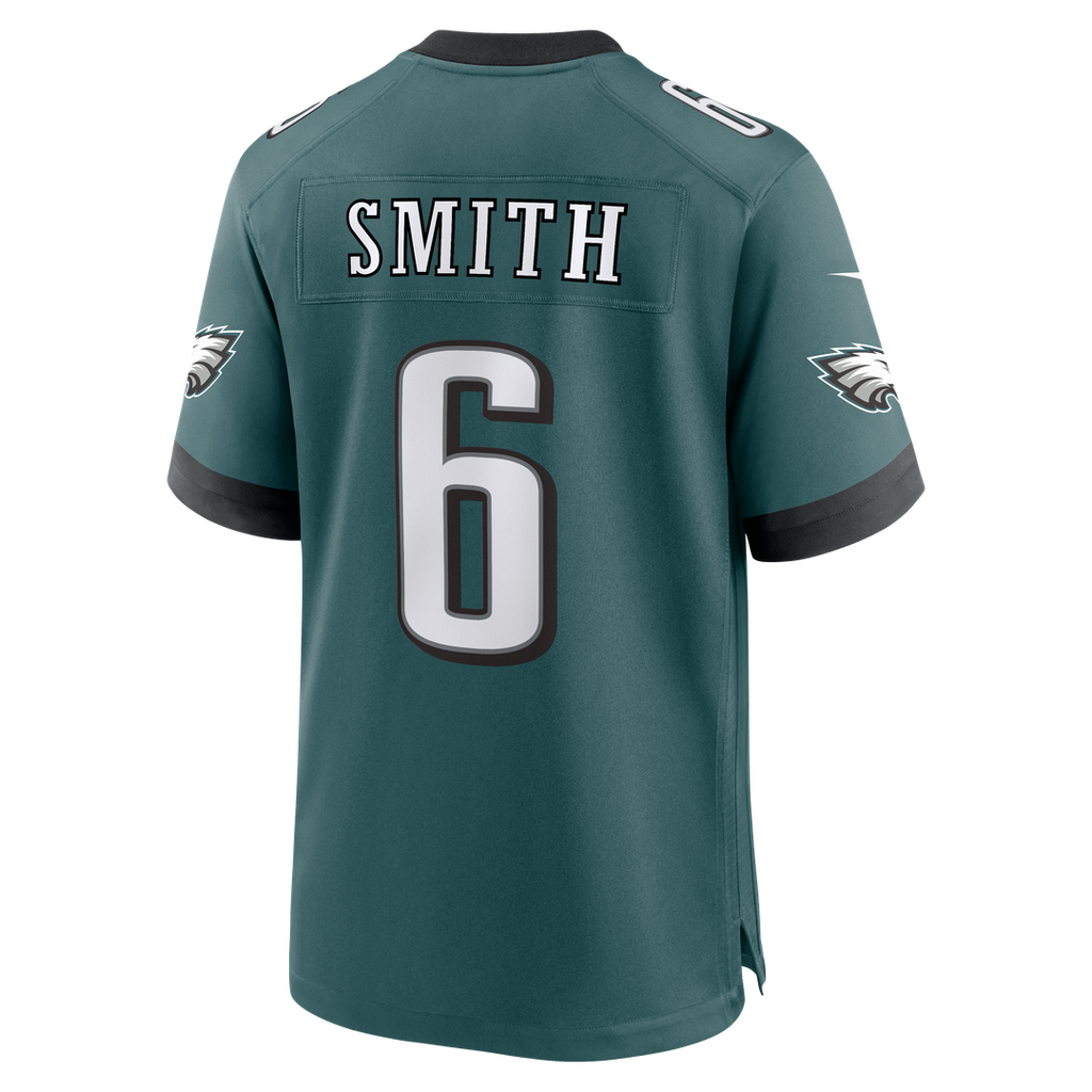 Philadelphia Eagles DeVonta Smith Nike Midnight Green Team Game Jersey product image 6, provided for visual reference and