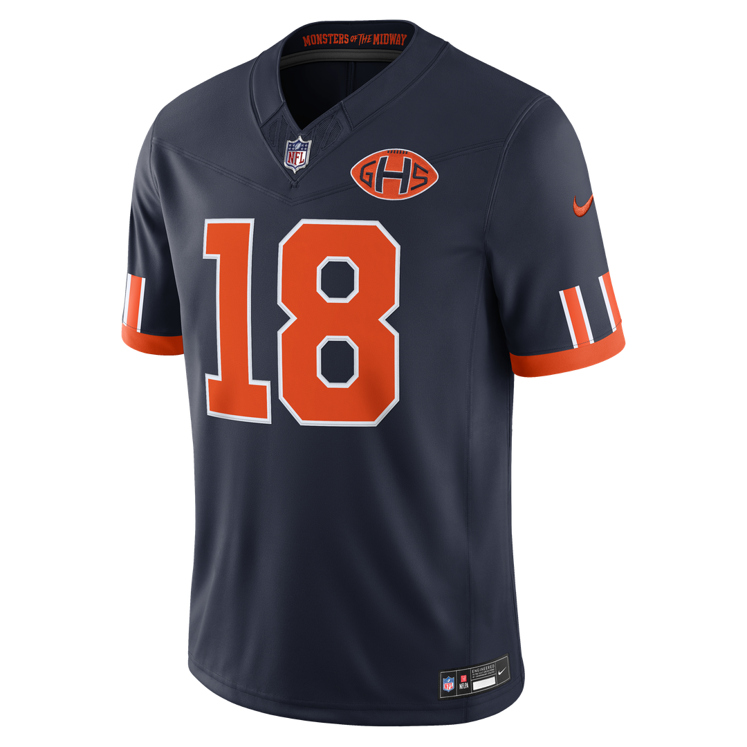 Chicago Bears Caleb Williams Nike Navy 2026 Rivalries Collection Stitched Limited Jersey product image 2, provided for