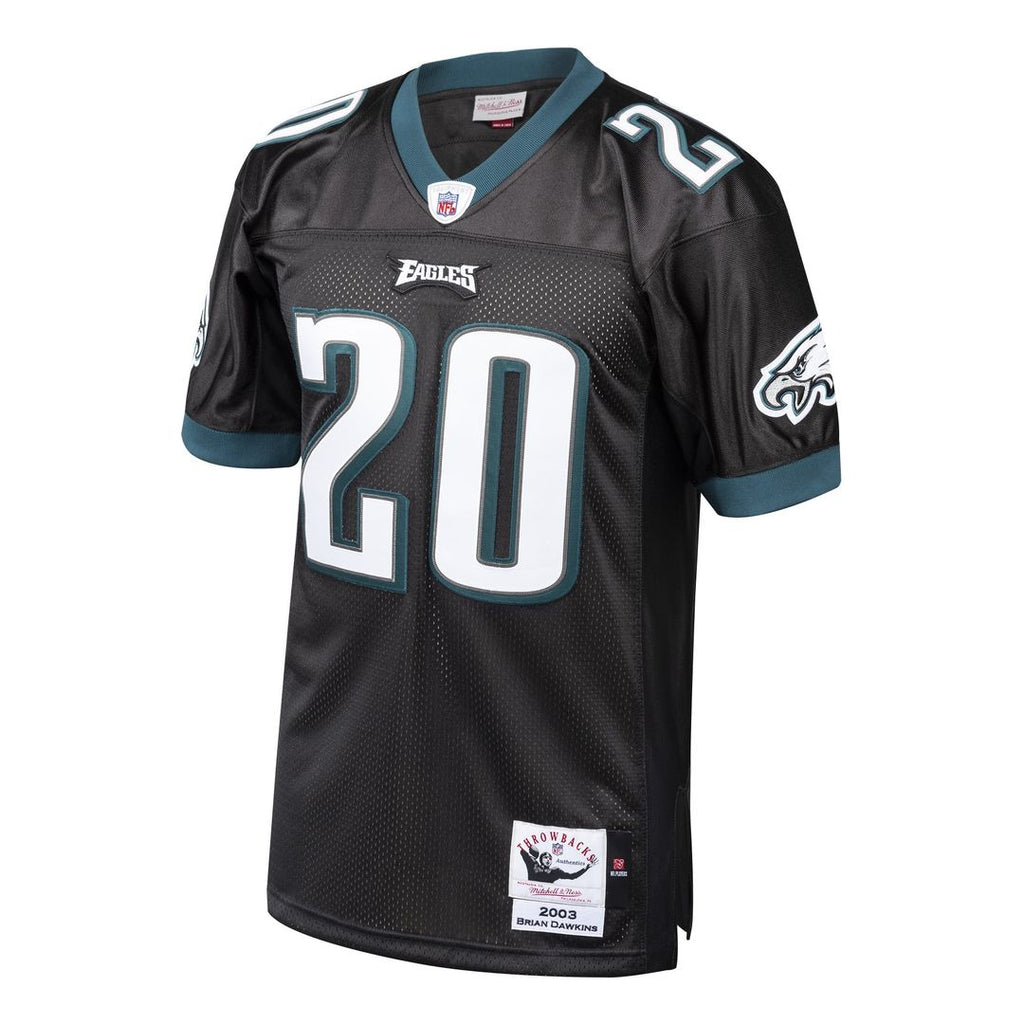 Philadelphia Eagles 2003 Brian Dawkins Mitchell & Ness Black Authentic Throwback Retired Player Jersey product image 2,