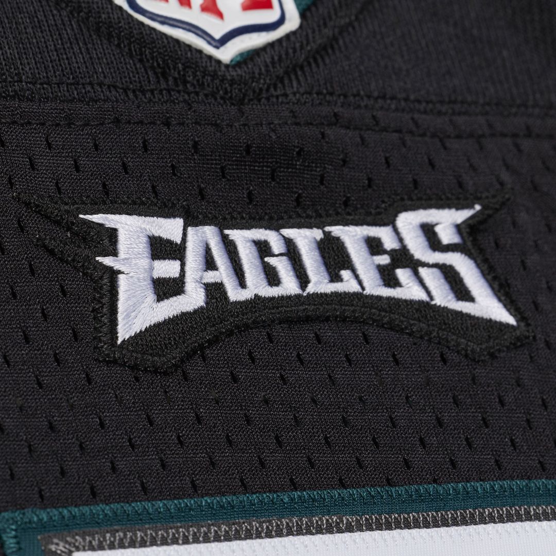 Philadelphia Eagles Michael Vick Mitchell & Ness Black 2012 Authentic Throwback Jersey product image 6, provided for visual