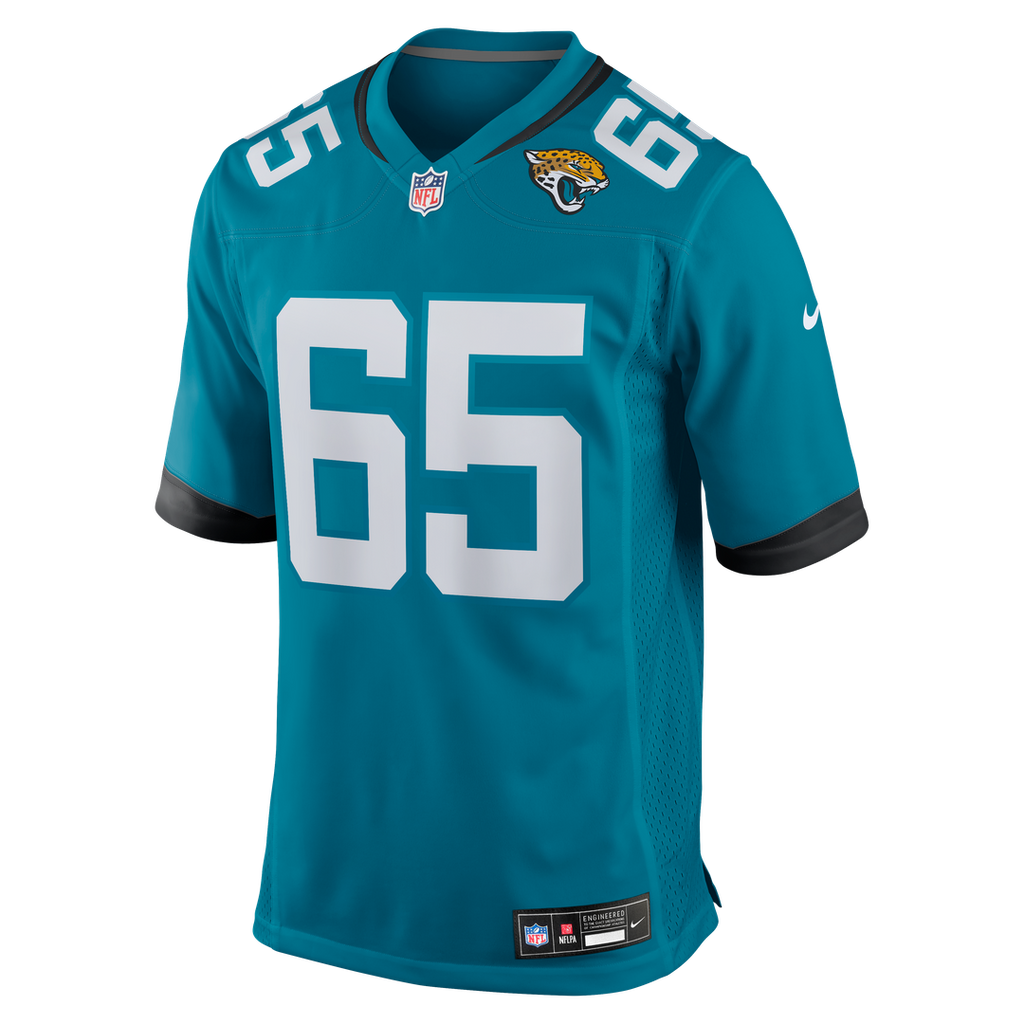 Jacksonville Jaguars Patrick Mekari Nike Teal Team Game Jersey product image 2, provided for visual reference and product