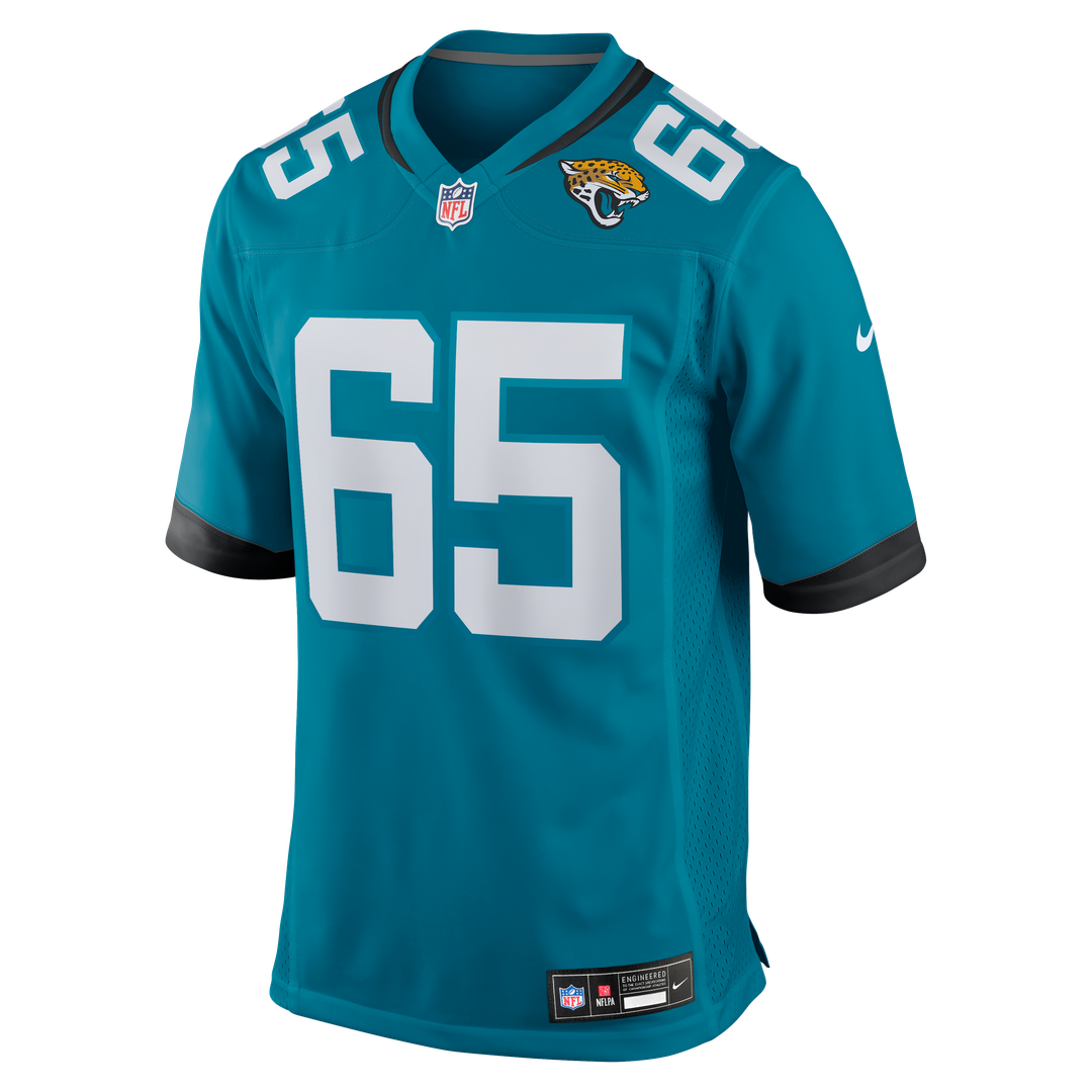 Jacksonville Jaguars Patrick Mekari Nike Teal Team Game Jersey product image 2, provided for visual reference and product