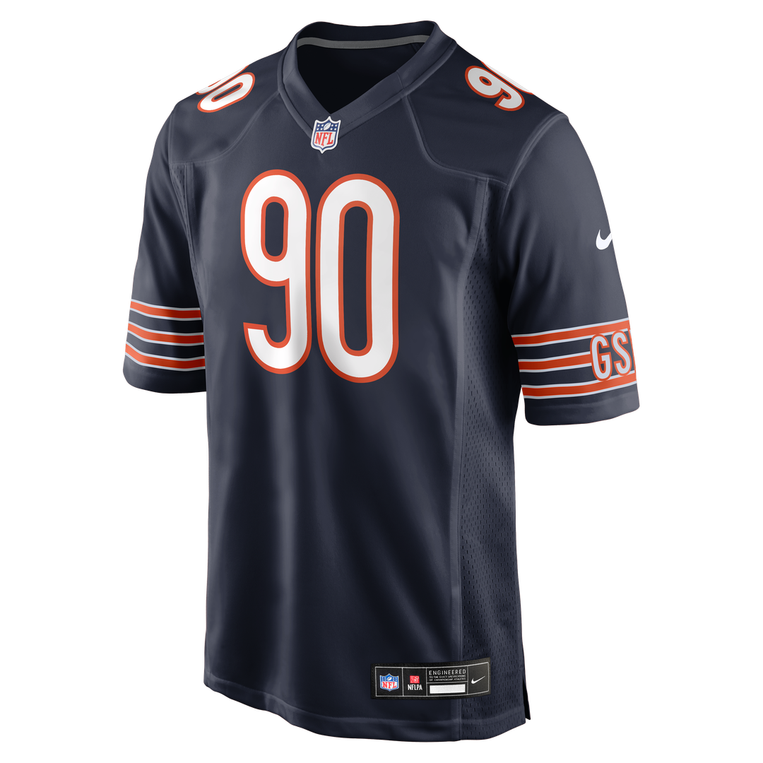Chicago Bears Neville Gallimore Nike Navy Team Game Jersey product image 2, provided for visual reference and product detail