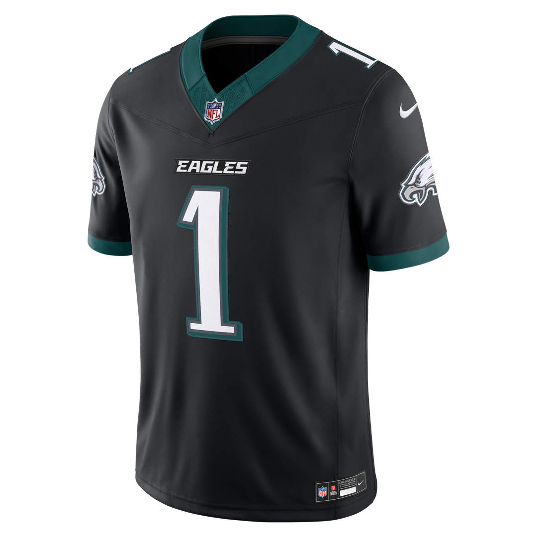 Philadelphia Eagles Jalen Hurts Nike Kelly Green Alternate Vapor F.U.S.E. Stitched Limited Jersey product image 14, provided