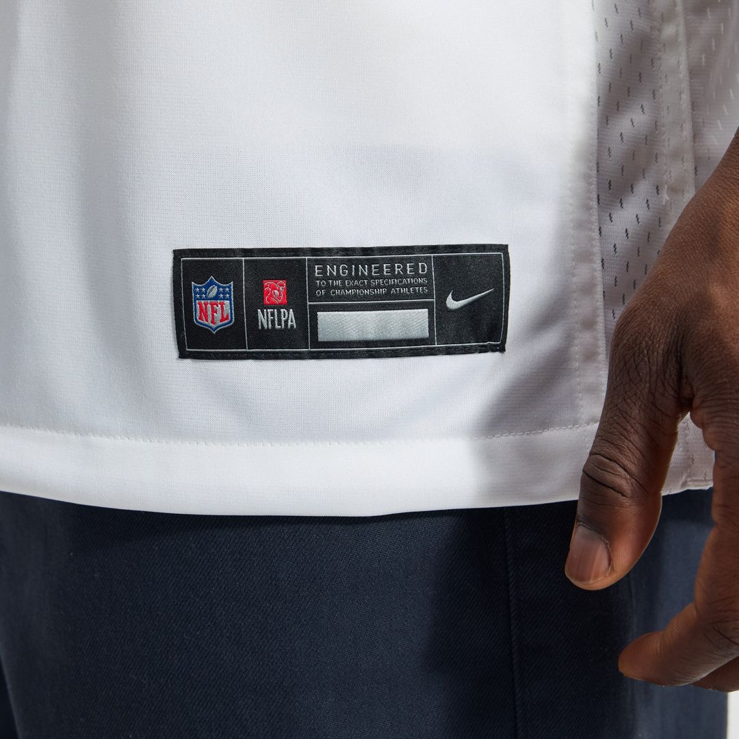 Baltimore Ravens Lamar Jackson Nike White Game Jersey product image 14, provided for visual reference and product detail