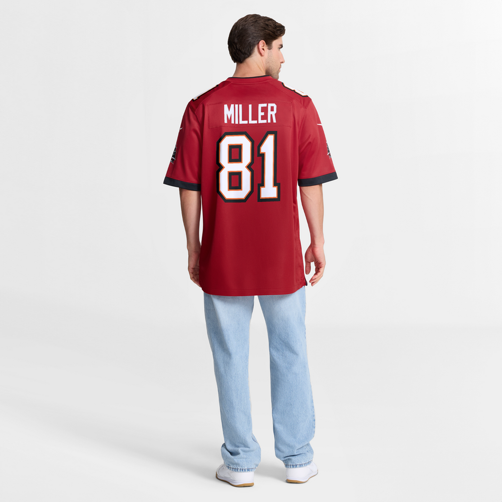 Tampa Bay Buccaneers Ryan Miller Nike Red Team Game Jersey product image 8, provided for visual reference and product detail