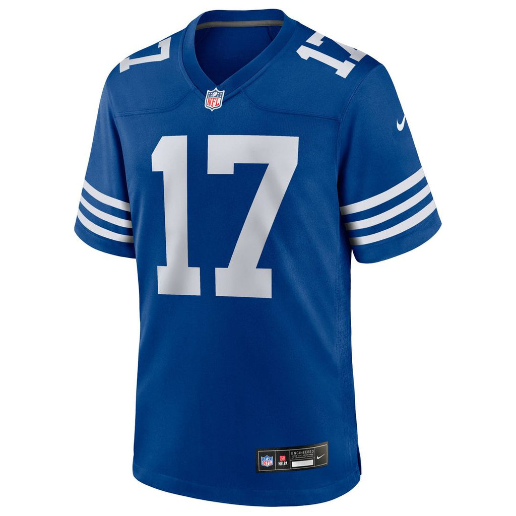 Indianapolis Colts Daniel Jones Nike Royal Alternate Game Jersey product image 2, provided for visual reference and product