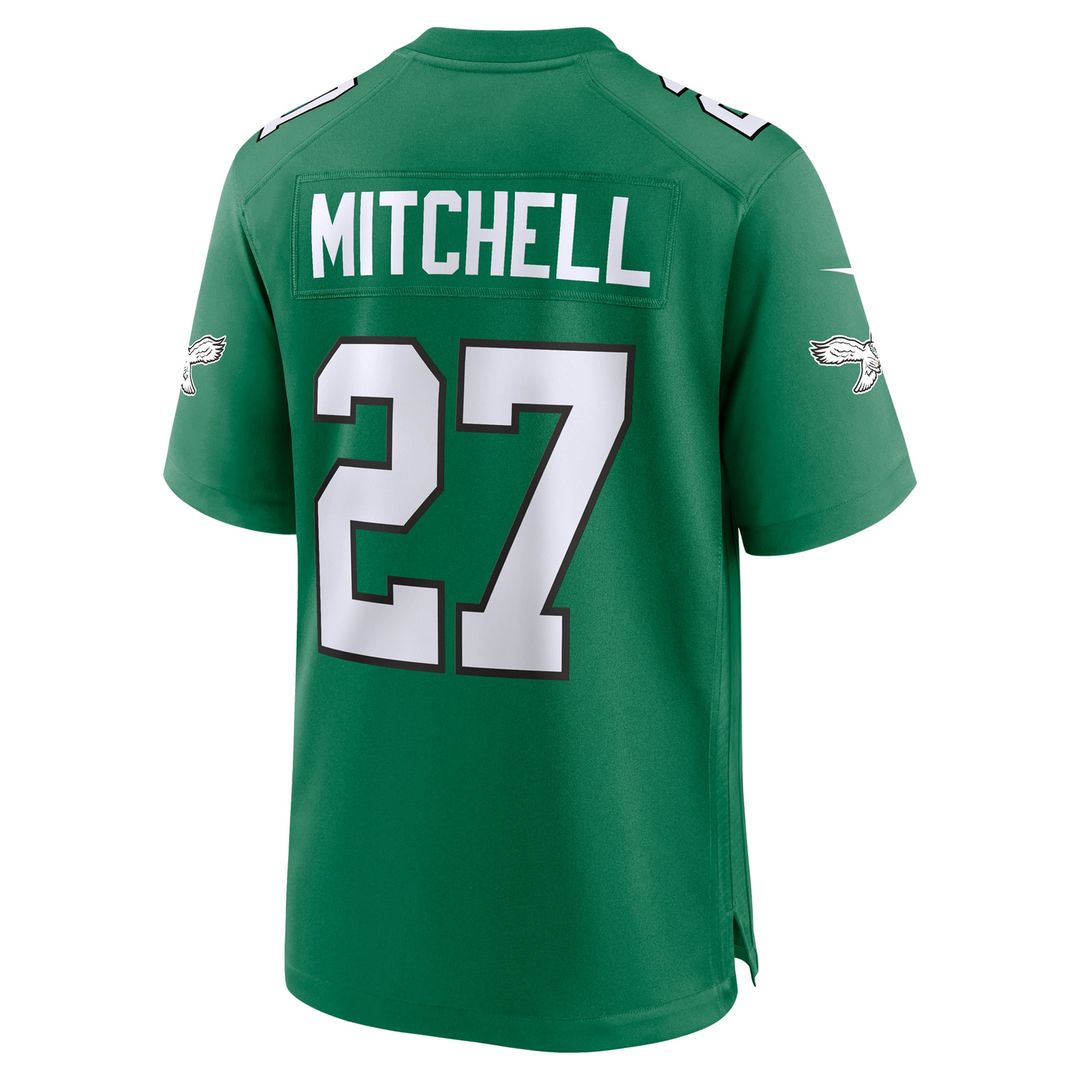 Philadelphia Eagles Quinyon Mitchell Nike Kelly Green Alternate Game Jersey product image 6, provided for visual reference