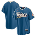 Milwaukee Brewers Nike Mineral Blue 2026 City Connect Stadium Jersey product image 1, provided for visual reference and
