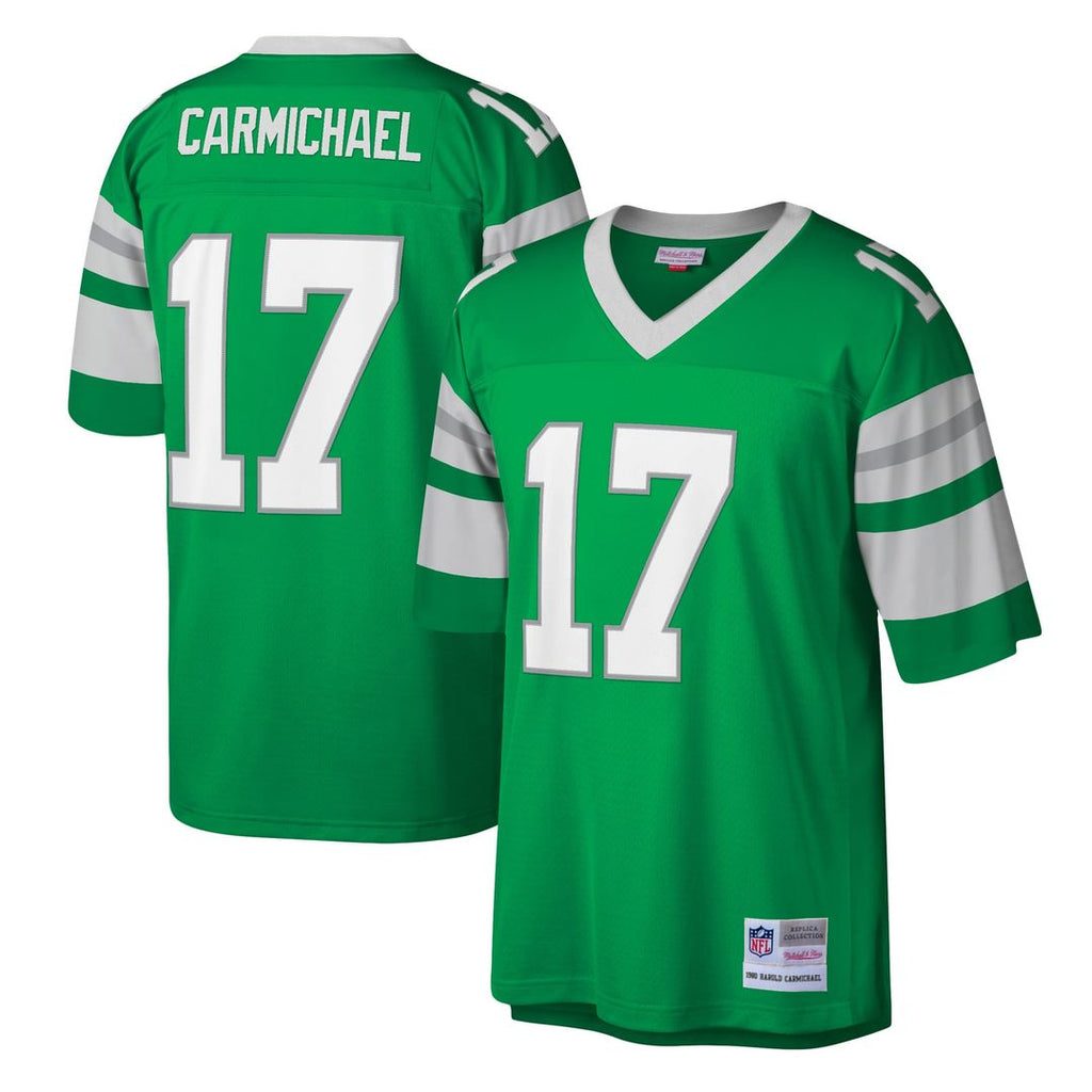 Philadelphia Eagles Harold Carmichael Mitchell & Ness Kelly Green Legacy Replica Jersey product image 1, provided for visual