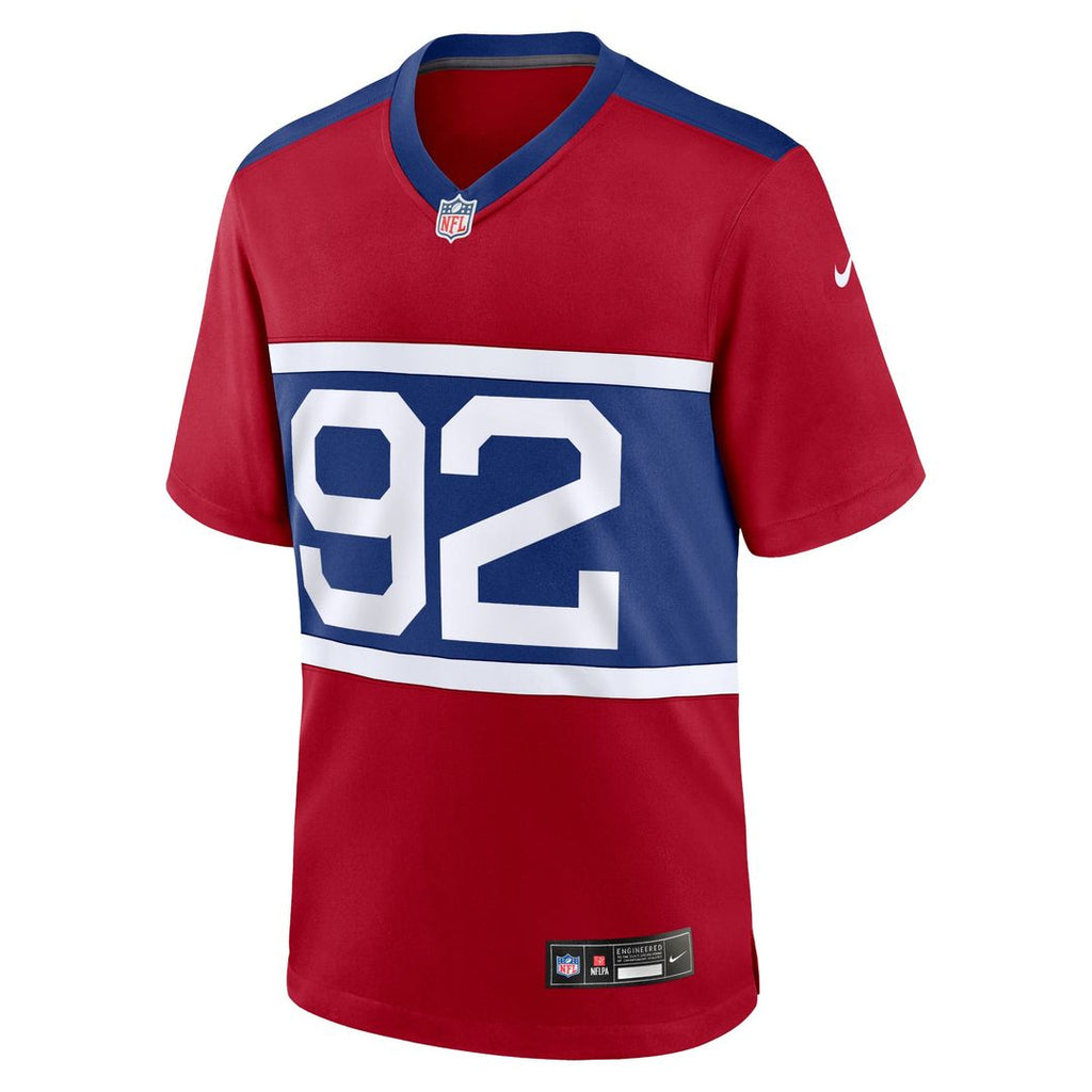 New York Giants Michael Strahan Nike Century Red Alternate Retired Player Game Jersey product image 2, provided for visual