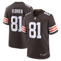 Cleveland Browns Luke Floriea Nike Brown Team Game Jersey product image 1, provided for visual reference and product detail