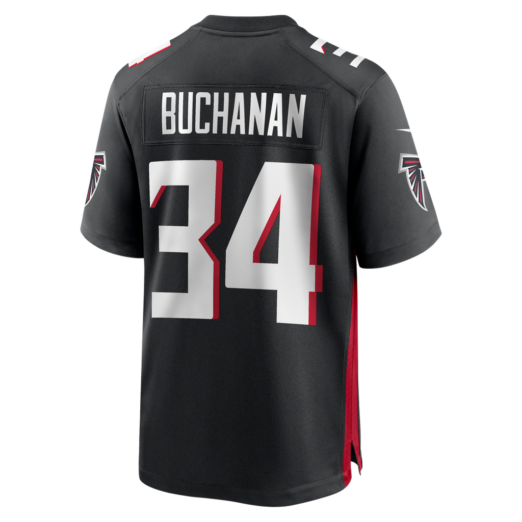 Atlanta Falcons Ray Buchanan Nike Black Game Retired Player Jersey product image 3, provided for visual reference and