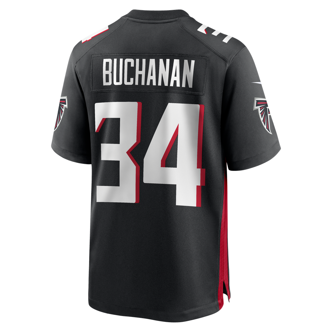 Atlanta Falcons Ray Buchanan Nike Black Game Retired Player Jersey product image 3, provided for visual reference and