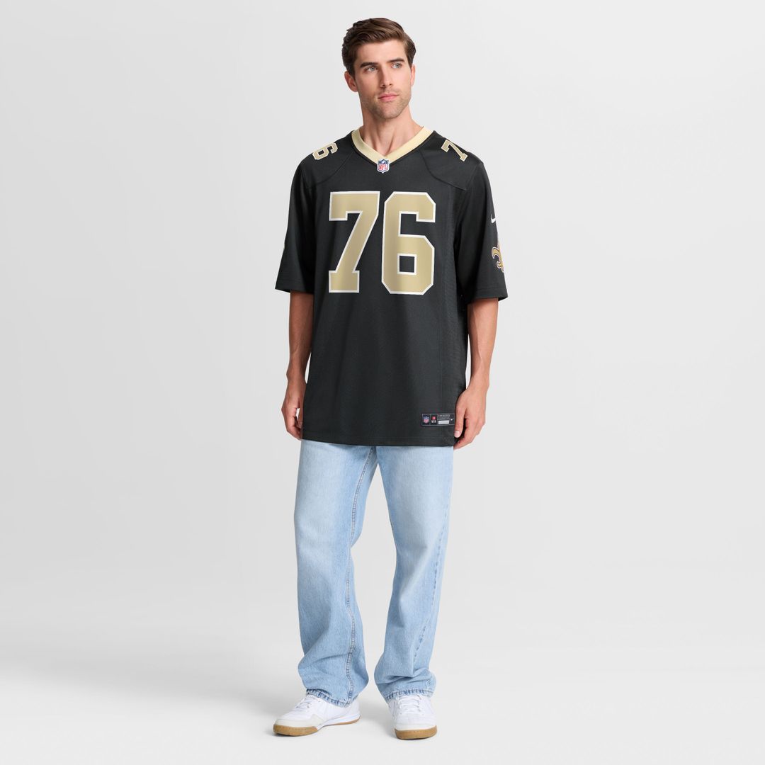 New Orleans Saints David Edwards Nike Black Team Game Jersey product image 4, provided for visual reference and product