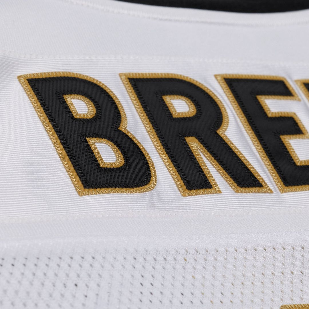 New Orleans Saints Drew Brees Mitchell & Ness White Super Bowl XLIV Authentic Jersey product image 6, provided for visual